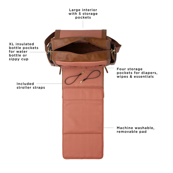 Petunia Pickle Bottom Boxy Backpack Deluxe In Cedar