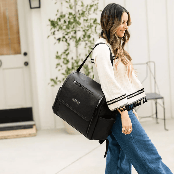 Petunia Pickle Bottom Boxy Backpack Deluxe In Ebony