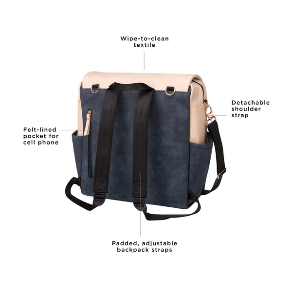Petunia Pickle Bottom Boxy Backpack In Indigo Blush
