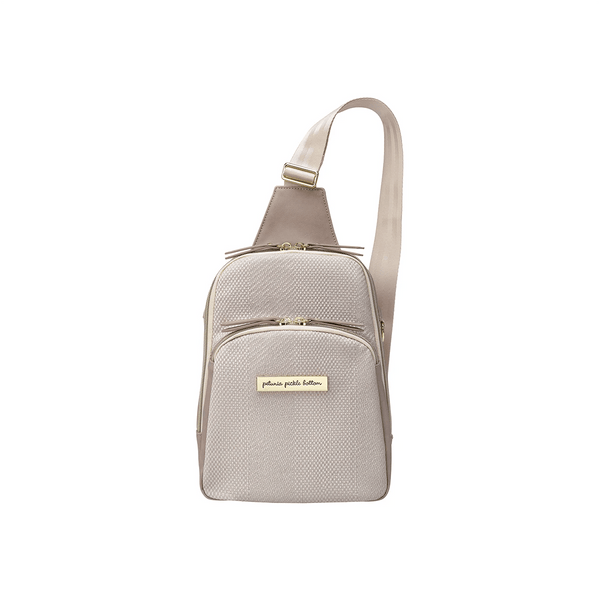 petunia pickle bottom Criss-Cross Sling in Grey Matte Cable Stitch