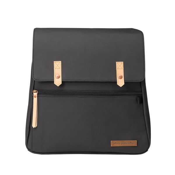 petunia pickle bottom Meta Backpack in Black Matte Canvas