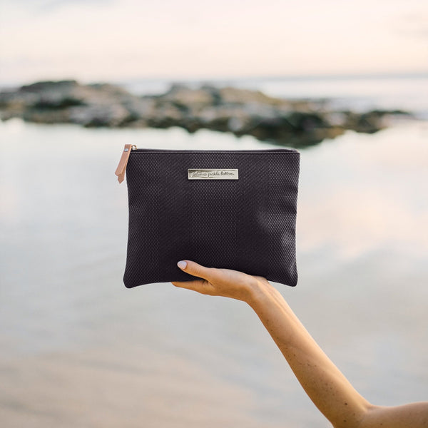 Petunia Pickle Bottom Organizer Trio In Carbon Cable Stitch