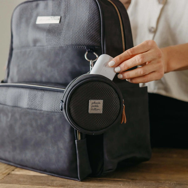 Petunia Pickle Bottom Petite Porter In Carbon Cable Stitch