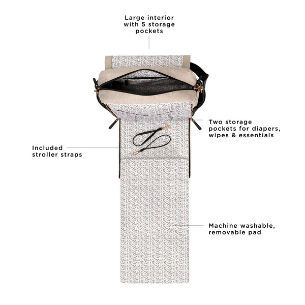 Petunia Pickle Bottom Boxy Backpack In Black/Sand