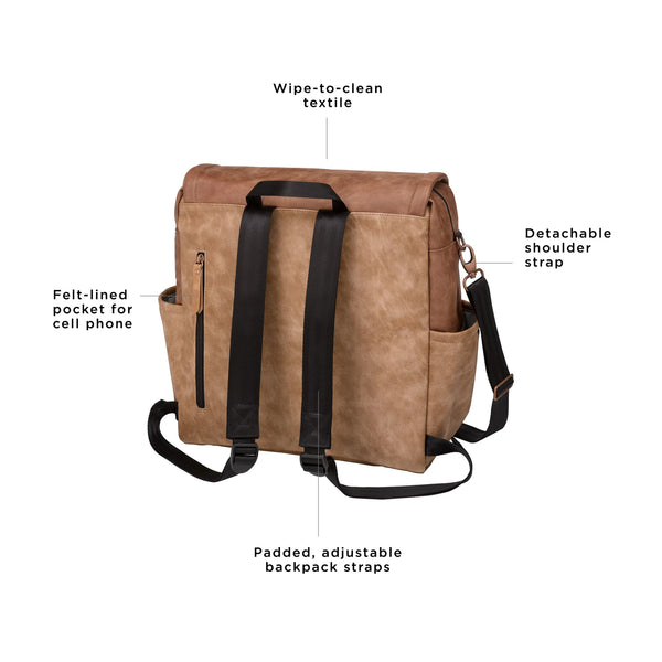 Petunia Pickle Bottom Boxy Backpack In Brioche