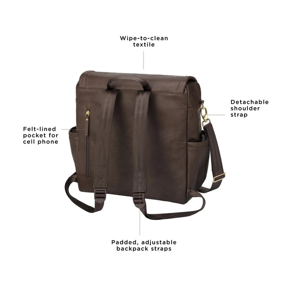 Petunia Pickle Bottom Boxy Backpack In Saddle