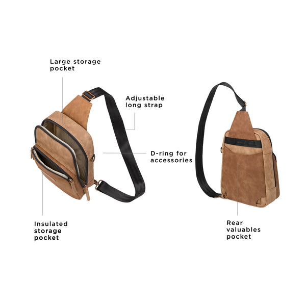 Petunia Pickle Bottom Criss-Cross Sling In Brioche