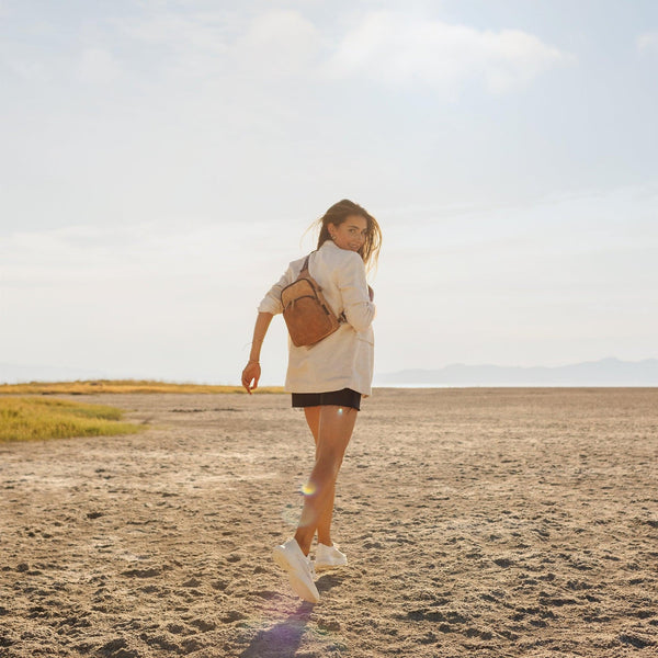 Petunia Pickle Bottom Criss-Cross Sling In Brioche