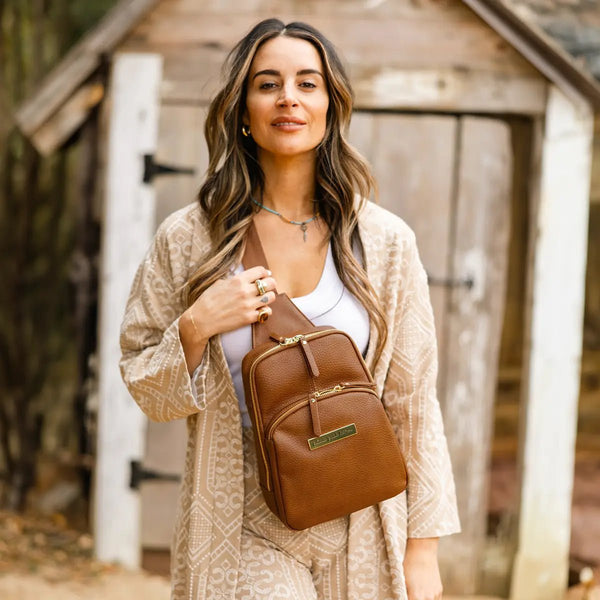 Petunia Pickle Bottom Criss-Cross Sling In Cedar