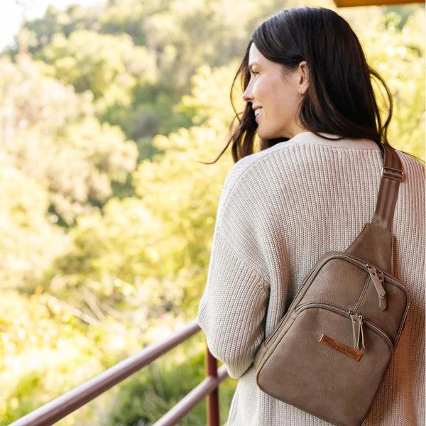 Petunia Pickle Bottom Criss-Cross Sling In Mink