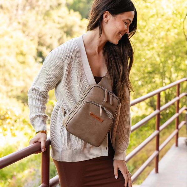 Petunia Pickle Bottom Criss-Cross Sling In Mink