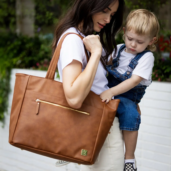 Petunia Pickle Bottom Essentials Tote In Cedar