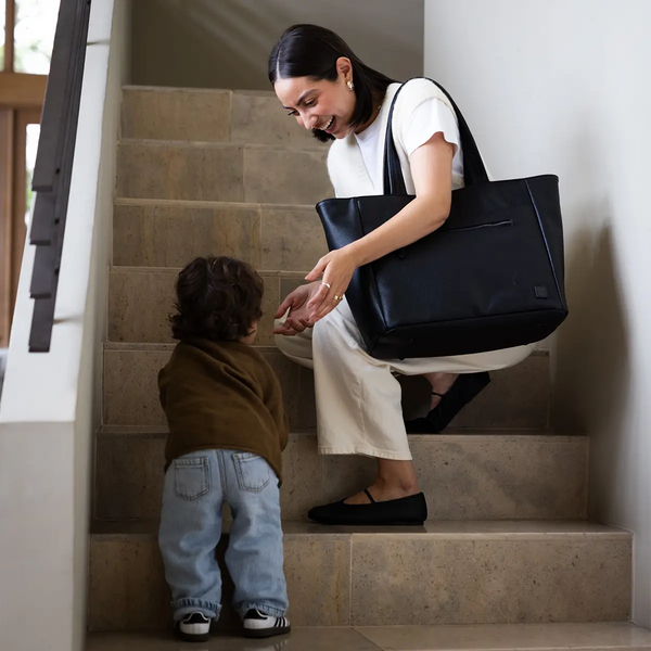 Petunia Pickle Bottom Essentials Tote In Ebony