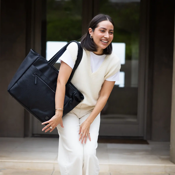 Petunia Pickle Bottom Essentials Tote In Ebony