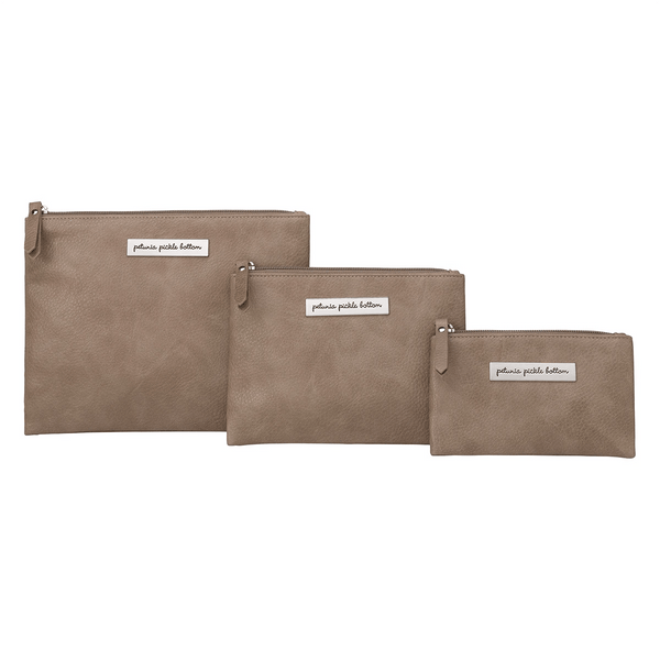 petunia pickle bottom Organizer Trio in Mink