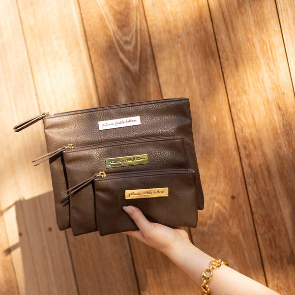 Petunia Pickle Bottom Organizer Trio In Saddle