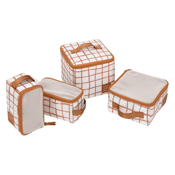 petunia pickle bottom Packing Cube Set in Loom