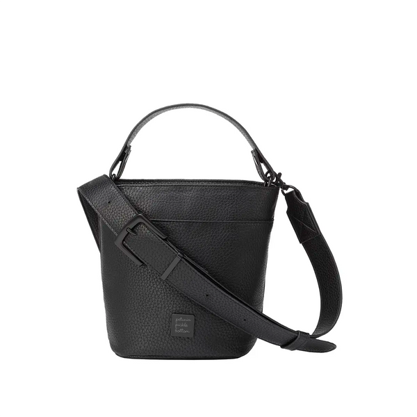 petunia pickle bottom Petite Bucket Bag in Ebony
