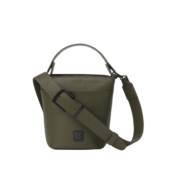 petunia pickle bottom Petite Bucket Bag in Olive