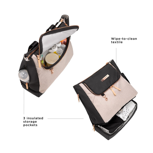 Petunia Pickle Bottom Pivot Pack In Black/Sand