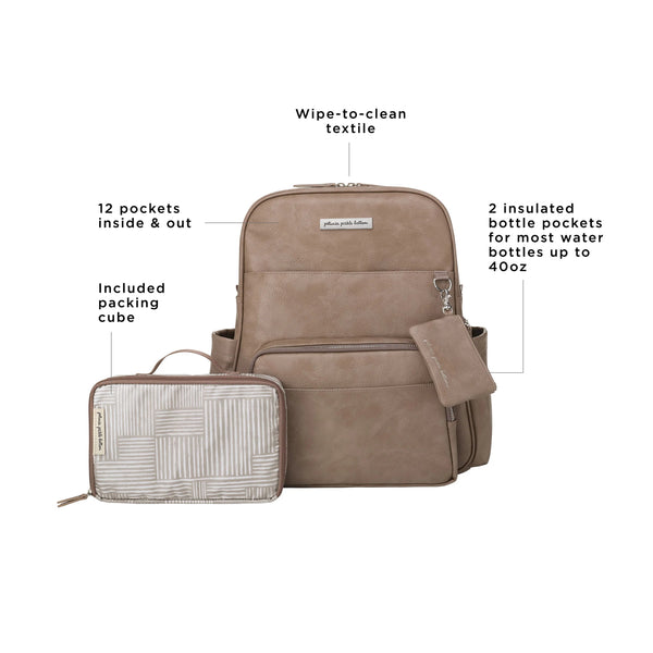 Petunia Pickle Bottom Sync Backpack In Mink