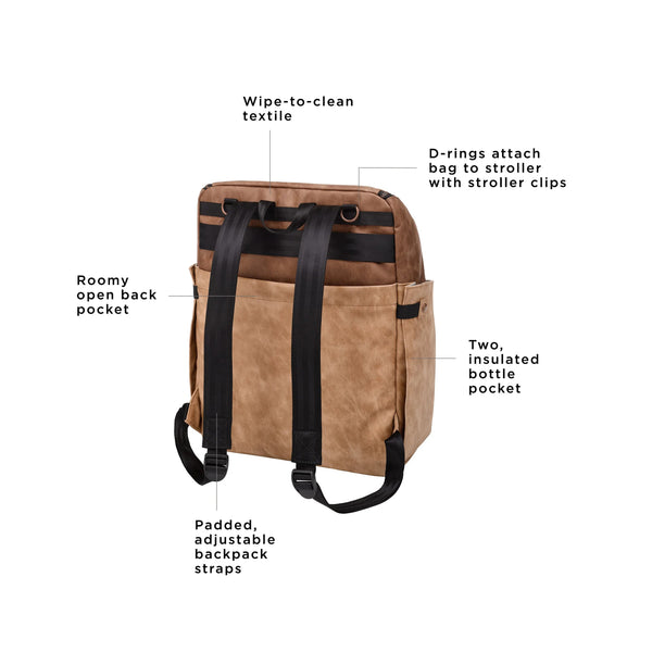 Petunia Pickle Bottom Tempo Backpack In Brioche