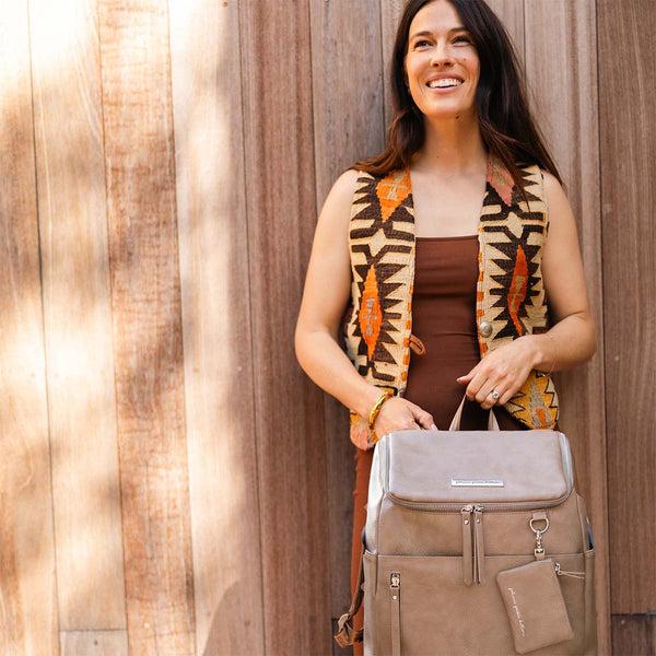 Petunia Pickle Bottom Tempo Backpack In Mink