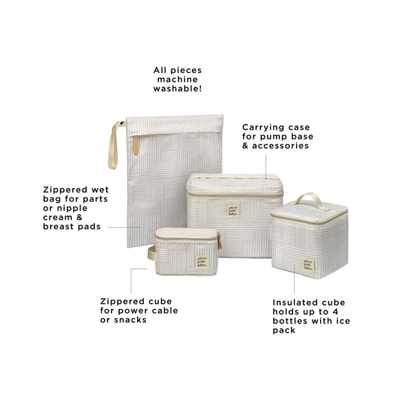 Petunia Pickle Bottom Prompt Pump Kit In Checker Stitch