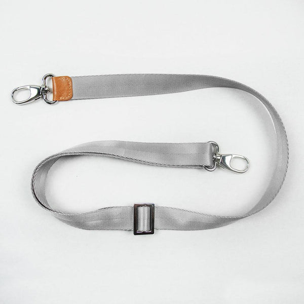 petunia pickle bottom Shoulder Strap 1 Inch in Grey