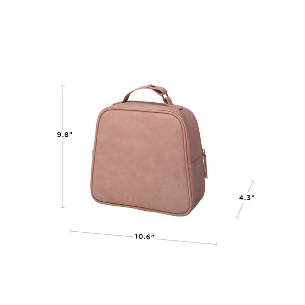 Petunia Pickle Bottom Tandem Bottle & Lunch Tote In Toffee Rose