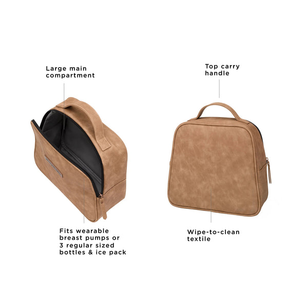 Petunia Pickle Bottom Tandem Bottle & Lunch Tote - Limited Edition In Brioche