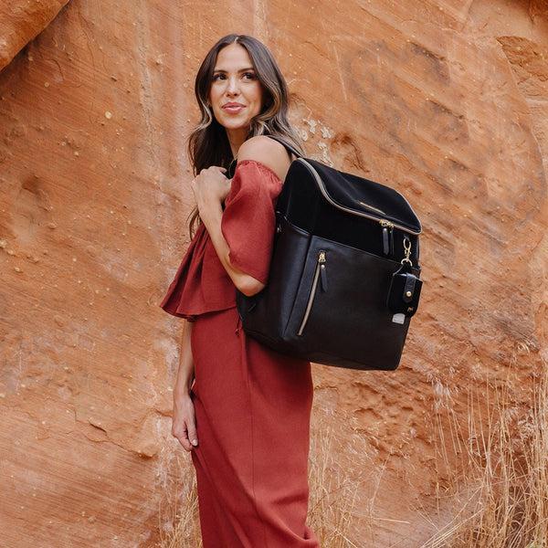 Petunia Pickle Bottom Tempo Backpack In Twilight Black