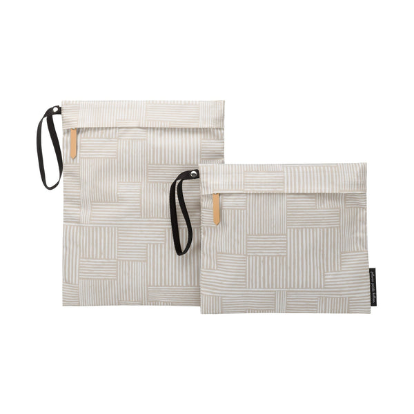 petunia pickle bottom Wet Bag Duo in Checker Stitch