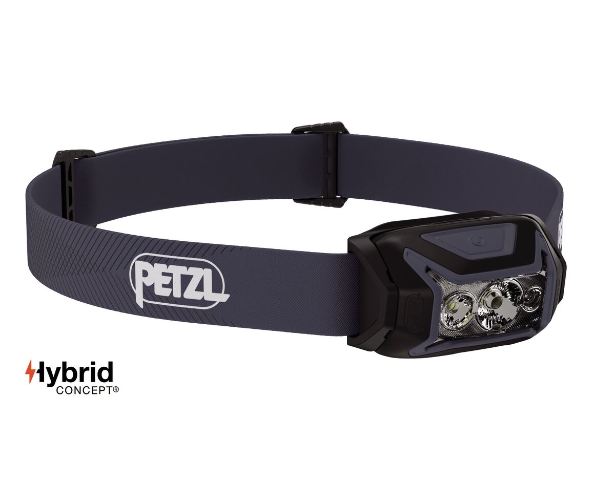 Petzl ACTIK® Powerful Easy-to-use Headlamp With Red Lighting. 450 Lumens