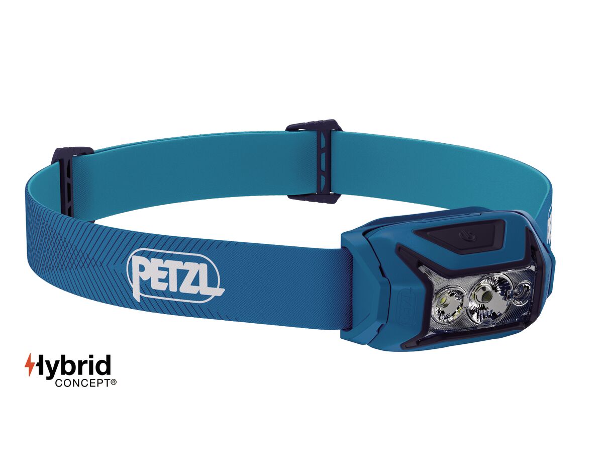 Petzl ACTIK® Powerful Easy-to-use Headlamp With Red Lighting. 450 Lumens