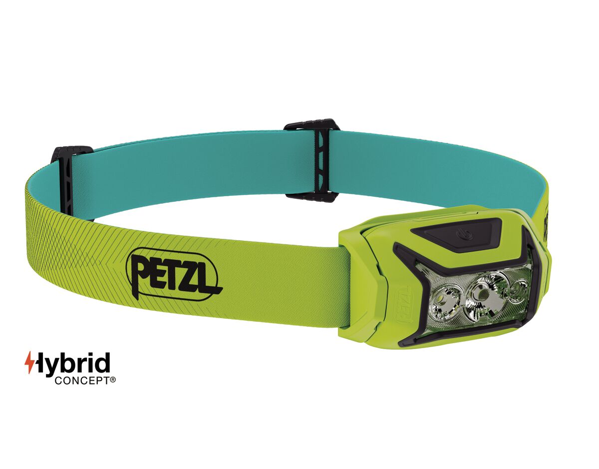 Petzl ACTIK® Powerful Easy-to-use Headlamp With Red Lighting. 450 Lumens