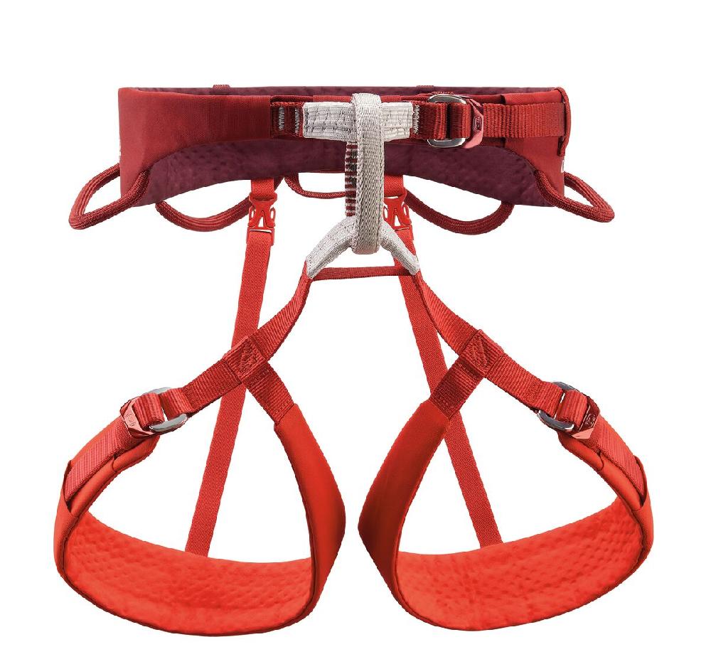 petzl ADJAMA Comfortable and adjustable harness for single pitch multi-pitch and trad climbing