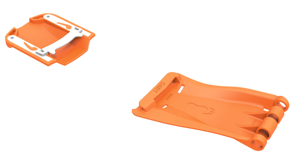 petzl ANTISNOW DART System compatible with DART crampons. It limits snow buildup under the crampons in a variety snow conditions