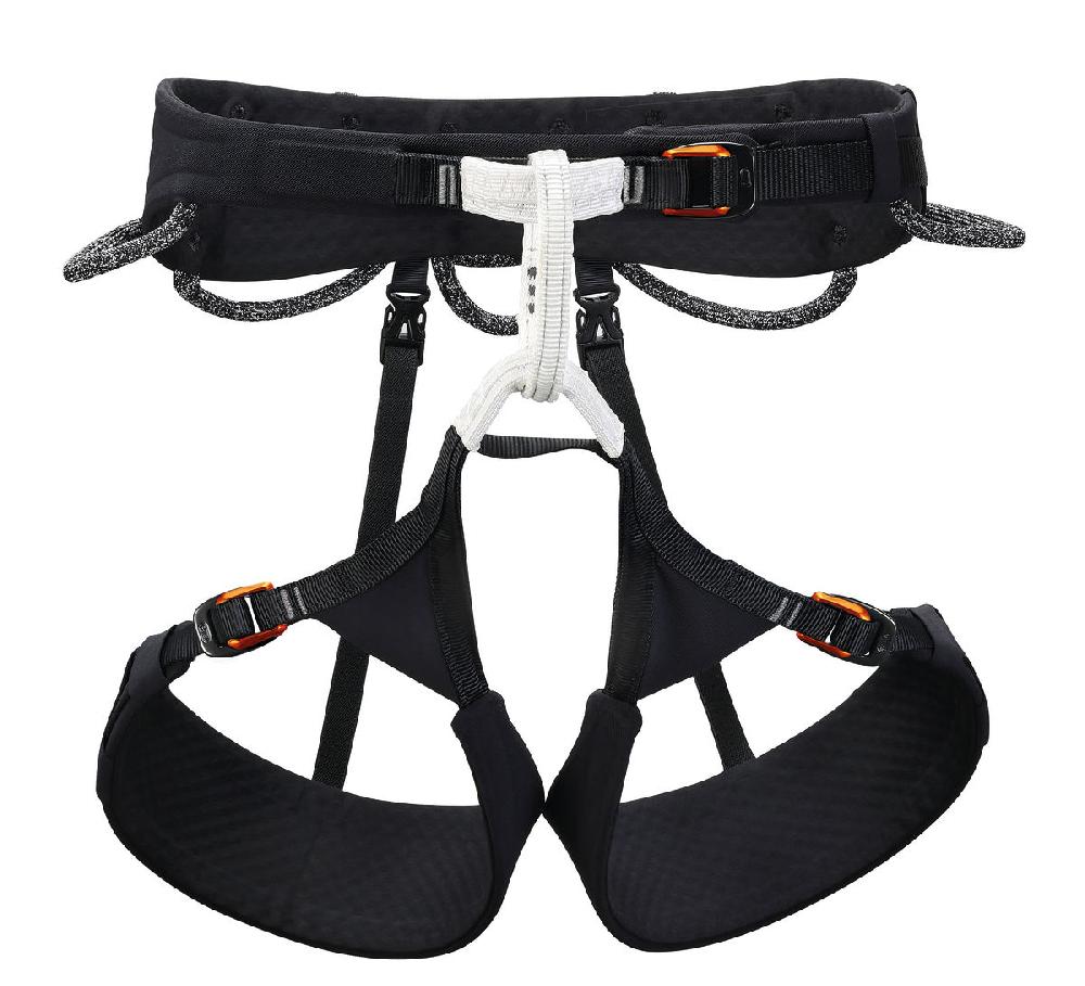 petzl AQUILA Comfortable and adjustable harness for performance single pitch multi-pitch and trad climbing