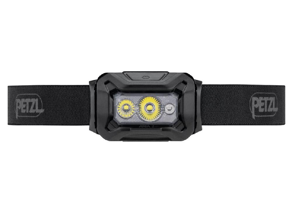 Petzl ARIA® 2 RGB Waterproof Robust And Powerful Headlamp With White Red Green And Blue Lighting Ideal For Exploring Nature At Night. 450 Lumens