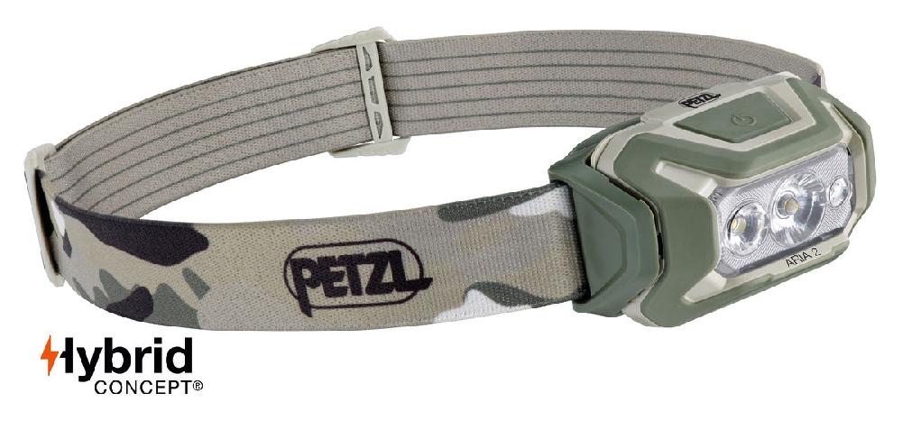 petzl ARIA® 2 RGB Waterproof robust and powerful headlamp with white red green and blue lighting ideal for exploring nature at night. 450 lumens