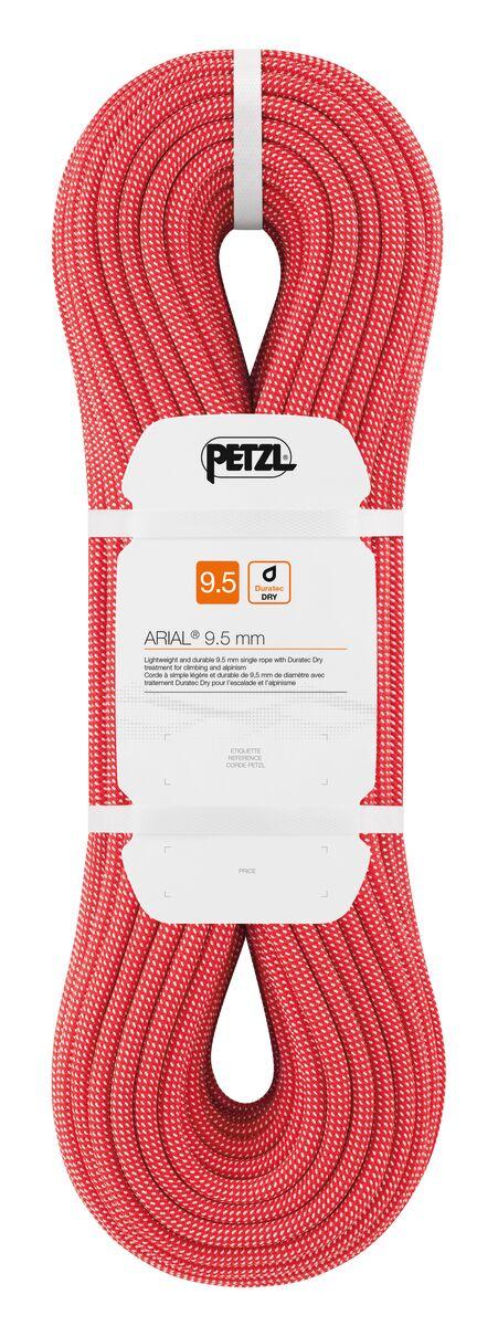 petzl ARIAL® 9.5 mm Lightweight and durable 9.5 mm single rope with Duratec Dry treatment for climbing and mountaineering petzl ARIAL® 9.5 mm Lightweight and durable 9.5 mm single rope with Duratec Dry treatment for climbing and mountaineering