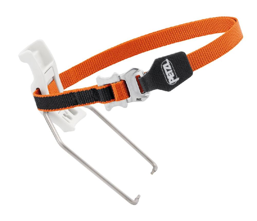 petzl BACK LEVER Heel bails that allow you to use Petzl crampons with mountaineering boots that have heel welts