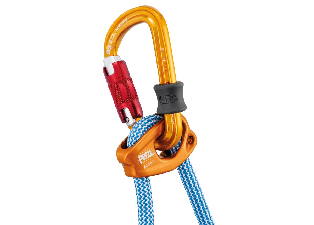 Petzl DUAL EVOLV ADJUST Double Lanyard With Two Adjustable Arms For Aid Climbing