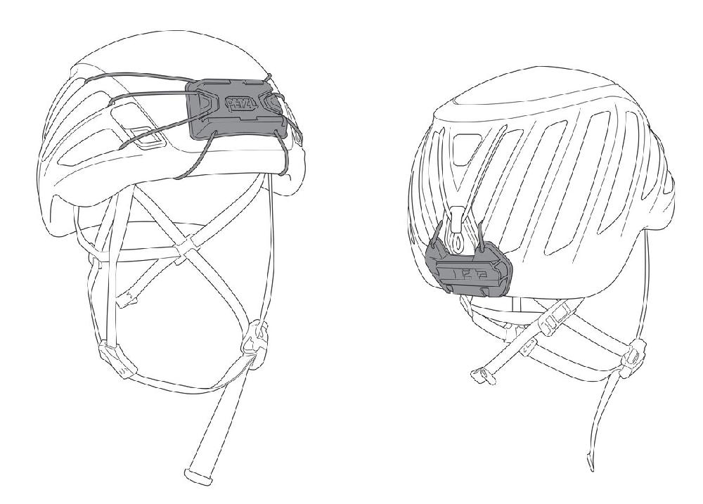 Petzl DUO® HELMET ADAPT Accessory For Mounting A DUO Headlamp On A Petzl Helmet