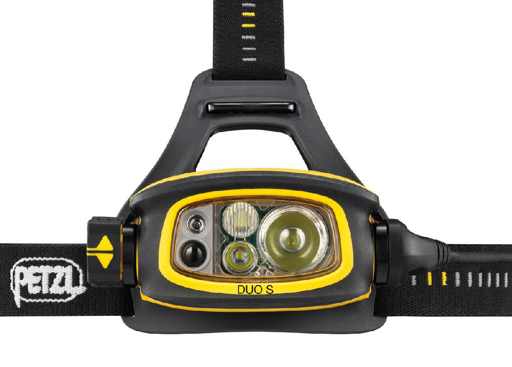 Petzl DUO® S Ultra-powerful Waterproof And Rechargeable Headlamp Featuring Petzl’s FACE2FACE Anti-glare Function. 1100 Lumens