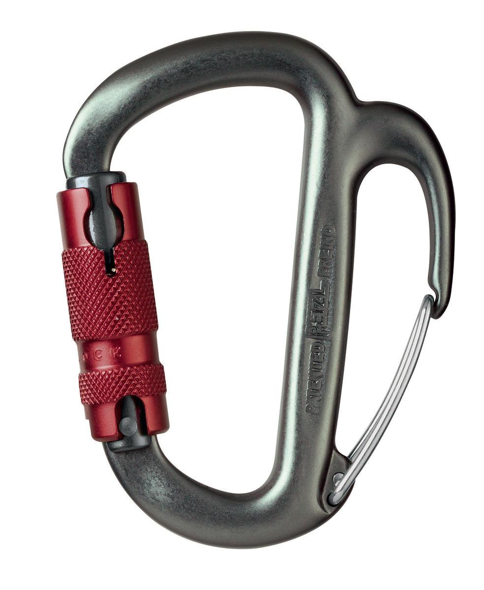 petzl FREINO Carabiner with friction spur for descenders