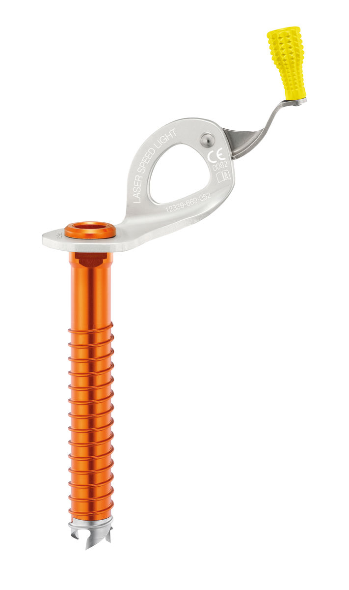 Petzl LASER SPEED LIGHT Ultra-lightweight Ice Screw With Integrated Crank