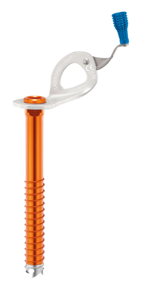 Petzl LASER SPEED LIGHT Ultra-lightweight Ice Screw With Integrated Crank