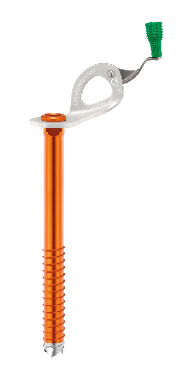Petzl LASER SPEED LIGHT Ultra-lightweight Ice Screw With Integrated Crank